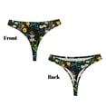 thumbnail image 3 of Balery Chamomile Tangas de Algodón para Mujer con Estampado – Ropa Interior Sexy, Transpirable, G-string-XX-Large, 3 of 6