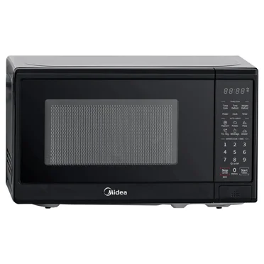 Midea 0.9 Cu. Ft. Countertop Microwave Oven, 6 Auto Programs, 10 Power Level, Black, EM9P022CVPMB