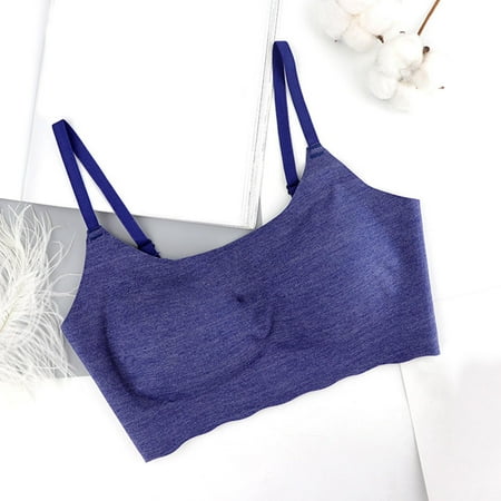 GZWYHT Sports Bras Clearance Bralettes for Women Ladies Bra Butterfly Beauty Back Wrap Breast Latex No Steel Ring Ice Silk Sports Bra Push Up Underwear Large Size Bras for Women Backless Bra