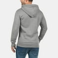 thumbnail image 4 of Hessimy Mens 2024 Cotton Hooded Button Collar Drawstring Hoodies Pullover Sweatshirts Casual Long Sleeve Shirts with Pocket(Z04-GY2,XXL）, 4 of 7