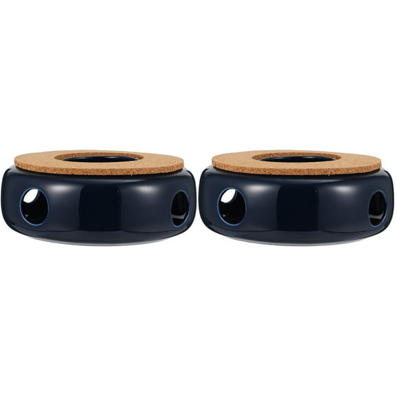 Set of 2 Home Decor Opera Teapot Warmer Candle Heating Base