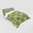 thumbnail image 2 of Ambesonne Abstract Bedding Set 4 Pcs, Eastern Victorian Form, Queen, Mint Orange, 2 of 2