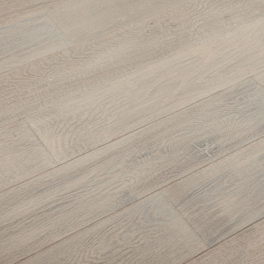 Vanier Engineered Hardwood White Oak, Gray Engineered Hardwood Flooring