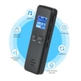 thumbnail image 1 of Digital Voice Recorder 8GB Voice Activated Recorder MP3 Music Player Sound Audio Recorder Dictaphone Support Noise Reduction Timer Recording A-B Repeat Password Protection Rechargeable for Meetings Cl, 1 of 7