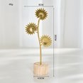 thumbnail image 4 of Sinkoo 6Pcs Metal Leaf Ironwork Ornament Creative Modern Desktop Decor for Living Room, Hotel, Office, Bedroom, Bookshelf, Unique Household Iron Craft Eye-catching Design (Ginkgo), 4 of 7