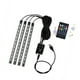 thumbnail image 2 of Riwesomey Tiras de luces LED para coche, Interior debajo del salpicadero, ventana trasera, Control remoto, lámpara de ambiente, sonido activado, Bombillas para automóviles 48smd USB-Port Riwesomey VI015237-05B, 2 of 6