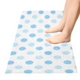 thumbnail image 5 of Haosy Light Blue Polka Dots Bathroom Rugs Non Slip Absorbent Soft Plush Quick Dry Bath Mat, 39"x20", 5 of 8