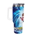thumbnail image 3 of Ninja Kidz 40 Oz Tumbler With Handle And Straw, Stainless Steel Vacuum Travel Mug, Double Wall Vacuum Insulated Tumbler With Lid, Water Bottle for Gifts Party Office Coffee, 3 of 8