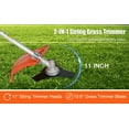 thumbnail image 6 of Floseru Gas String Trimmer,2 in 1 Cordless String Trimmer, 52Cc Weed Wacker Gas Powered,2-Stroke Brush Cutter, Handheld Weed Eater Grass Trimmer, Plastic Handle & Shoulder Strap Included, 6 of 9