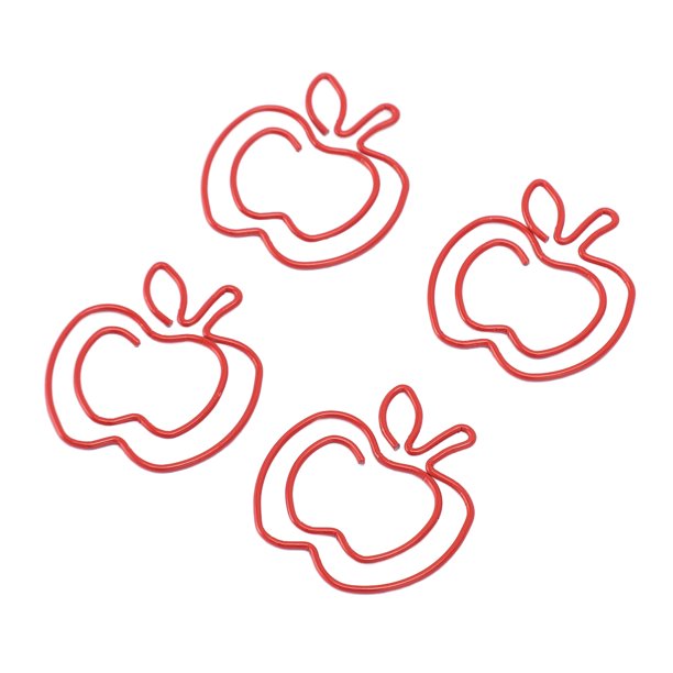 100 Piezas Divertidos Clips De Papel Con Forma De Fruta Construcción De Hierro Prevención De Óxido Paquete De 100 Ideal Para Organizar Documentos Y Papeles De Dibujo En La