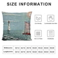 thumbnail image 5 of SHANXI Throw Pillow Covers Ocean Seascape Theme Decorative Pillow Covers Pillow Case Cushion Covers 20x20in, 5 of 5