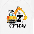 thumbnail image 4 of Inktastic Construction Truck It's My 2nd Birthday Boys or Girls Baby Bodysuit, 4 of 5