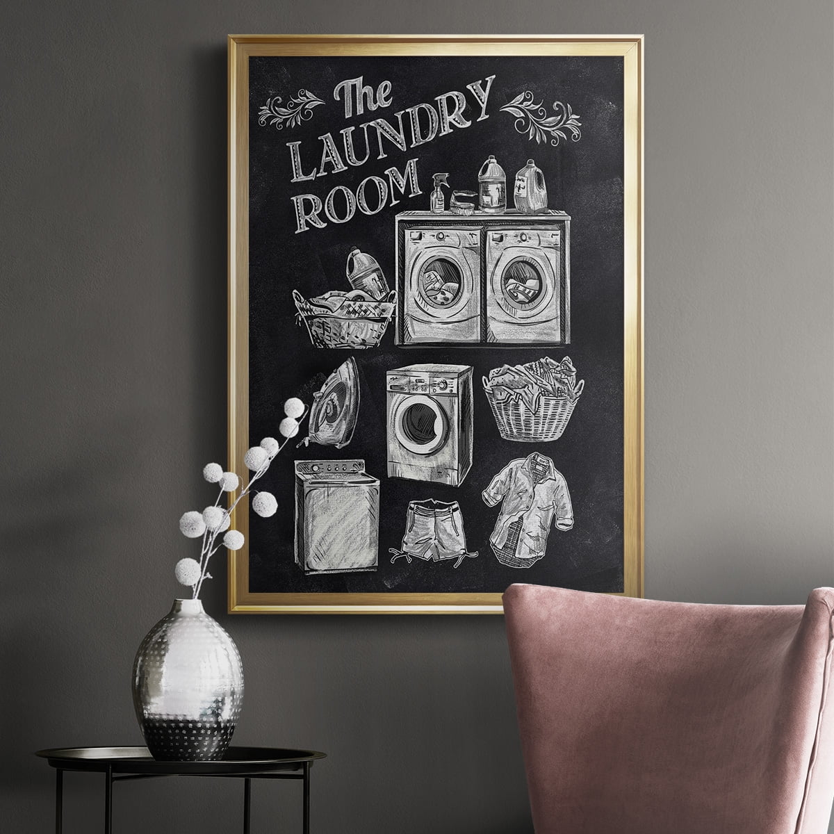 Laundry Room Premium Framed Print - Ready to Hang