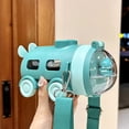 thumbnail image 3 of Huanglei Bus Shaped Portable Water Cup With Shoulder Strap Cute Bus Shaped Water Bottle Detachable Cup With Straw 360 ° Leak Proof And Drop Proof Water Bottle, 3 of 8