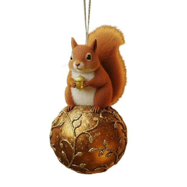 Adornos navideños, regalos navideños, bolas decorativas de animales navideños, bolas redondas de animales navideños, adornos navideños 2D para árboles, señalización navideña