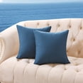 thumbnail image 1 of Paquete de 2 fundas de almohada para exteriores, muebles de patio, funda de almohada impermeable, funda de cojín cuadrada decorativa para jardín, para tienda de campaña, sofá, 18.0 x 18.0 in Ofspeizc WMPH-1575-2, 1 of 7