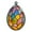 A, variant on Ympkerial Easter Ornaments Set Religious Decor with He Is Risen and Cross Motifs Includes Egg Tree Ornaments and Window Suncatchers for Home Decor