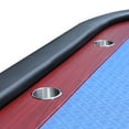thumbnail image 3 of IDS POKER Texas Hold'em Poker Table For 96 x 43 Inch Oval 10 Players Blue High Speed Racetrack, 3 of 7
