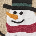 thumbnail image 2 of Rustic Plaid Snowman Rug, 2 of 4