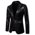 thumbnail image 1 of Costume pour Hommes Costume de Performance à Paillettes Veste de Nuit Costume pour Hommes, 1 of 6