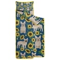 thumbnail image 2 of French Bulldog Sunflowers Floral Toddler Nap Mats for Kids Preschool,Sleeping Mat Bag or Kids,Toddler Sleeping Bag,Toddler Nap Mat or Daycare, 2 of 6