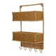 thumbnail image 4 of Cesta tejida de imitación de ratán, frutero colgante, accesorio de almacenamiento, 4 of 8