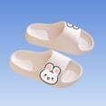 thumbnail image 6 of IVEYRTF Kids Slides Shoes Non Slip Thick Sole Casual Solid Color Home Slippers Bathroom Indoor Summer Comfort Breathable Slide Sandals, 6 of 7