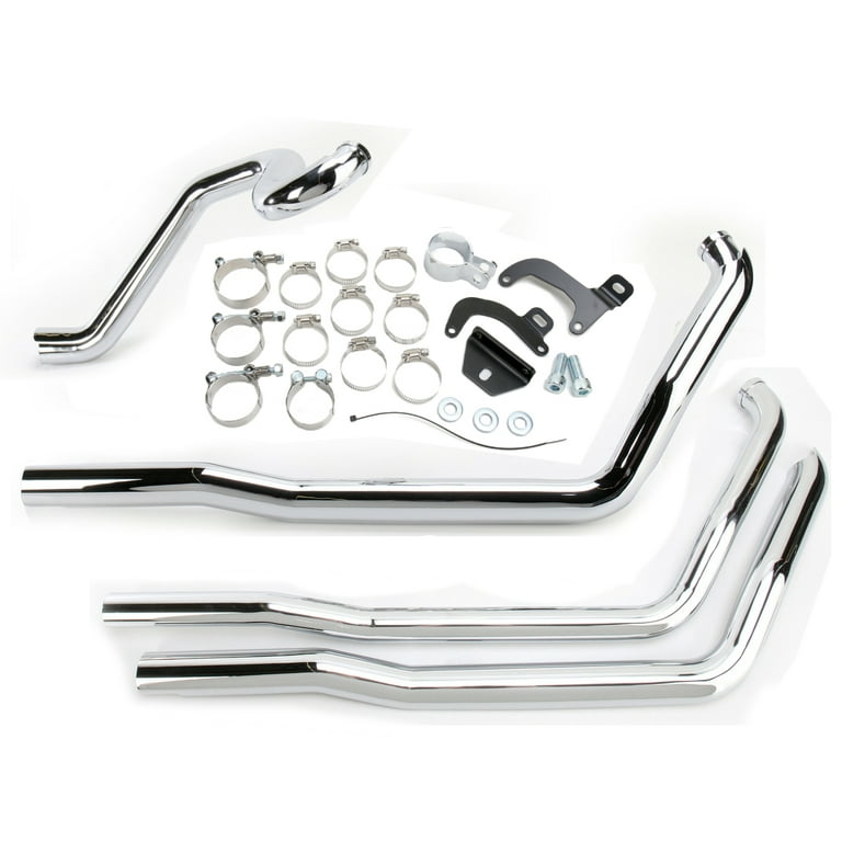 Vance Hines Dresser Duals Chrome Headers W/Heat Shields, 59 OFF