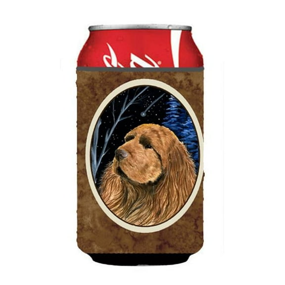 Starry Night Sussex Spaniel Can Or bottle sleeve Hugger