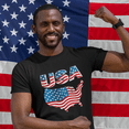 thumbnail image 2 of 4th of July Shirts for Men USA Shirt American Flag Shirt for Men Patriotic Shirts for Men, 2 of 9