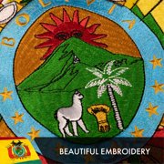 Bolivia Bolivian Flag 3x5FT 5-Pack Double-sided Embroidered Polyester By G128