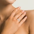 thumbnail image 6 of Pompeii 1 1/3CtPear Shaped Diamond Anniversary Band 14k Gold Lab Grown (G/H,VS2-SI1), 6 of 6