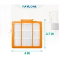 thumbnail image 3 of Replacement Parts for Shark AI AV2511AE AV2501S AV2610WA AV2501AE RV2502AE RV2610WA RV2520 AV2510 2-In-1 AI Ultra Robot Vacuum Cleaner Accessories Kits. Main Brush, HEPA Filter, Foam Filter, 3 of 13
