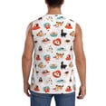 thumbnail image 4 of Fuzoiu funny cats celebrating Valentine's Day Print Men's Sleeveless T-shirt,Sleeveless Tee Shirts,Quick-Dry Athletic Tank Top for Gym, Running, Sports & Outdoor Activities-Large, 4 of 7