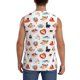 thumbnail image 4 of Balery funny cats celebrating Valentine's Day Camisetas sin mangas para hombre, absorbe la humedad y protege contra el mal olor.-Medium, 4 of 7