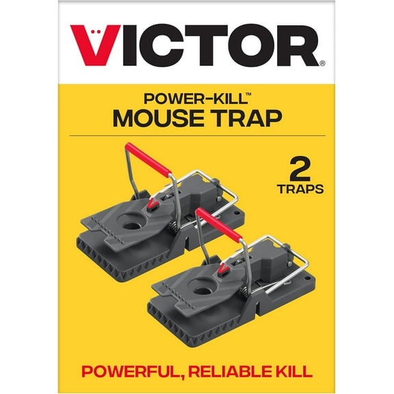 M142B Power-Kill Easy Set Mouse Trap - 2 Reusable Mouse Traps