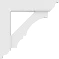 thumbnail image 3 of 3"W X 14"D X 14"H Standard Balboa Architectural Grade Pvc Bracket With Traditional Ends, 3 of 8
