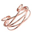 thumbnail image 2 of Jumpingount 2X Sparking Hollow Design Vintage con incrustaciones de oro de 18 k llena de joyería de cadena Ropa, zapatos y accesorios Miscelánea rosa dorado, 2 of 5
