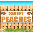 thumbnail image 1 of Sweet Peaches 13 oz Vinyl Banner With Metal Grommets, 1 of 4