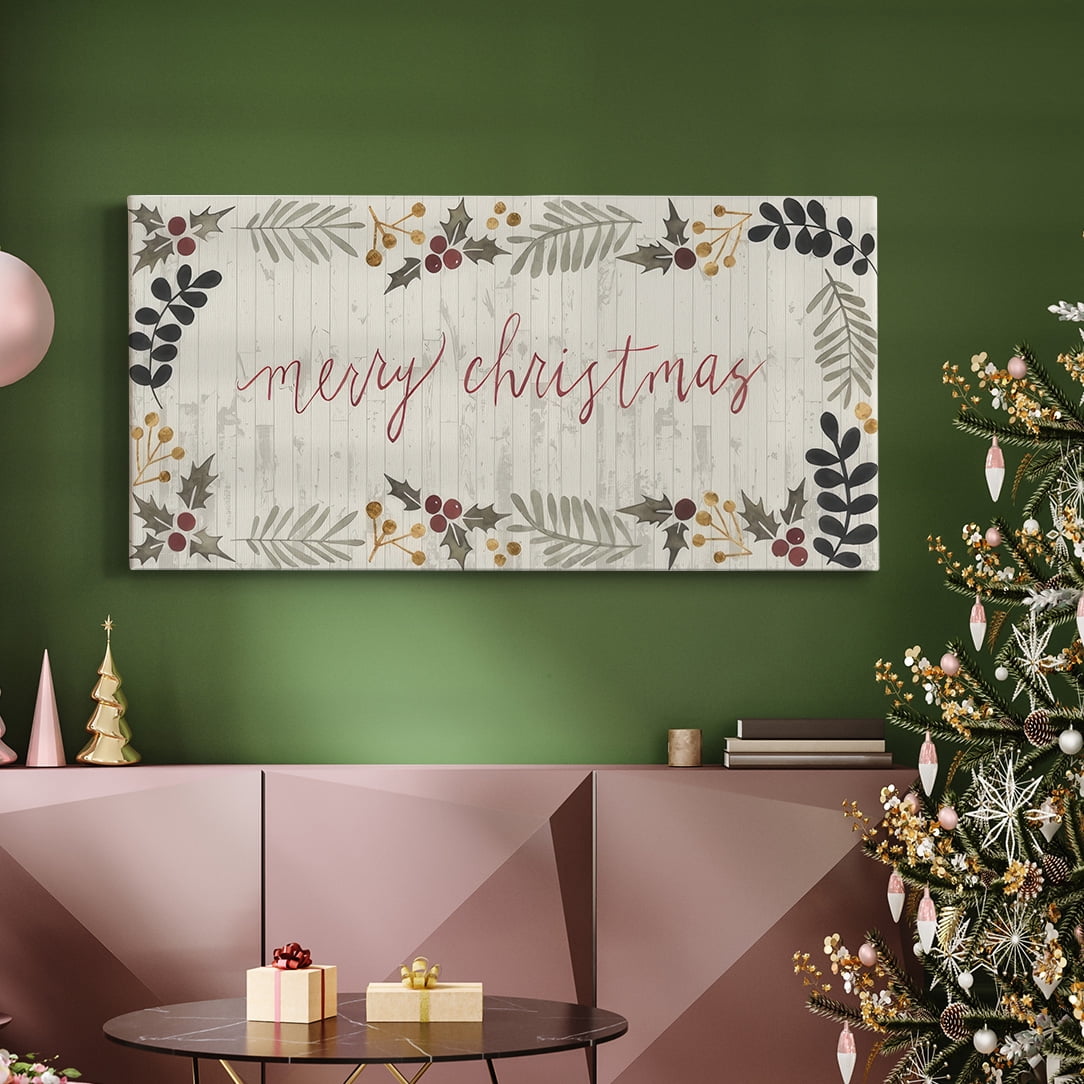 Christmas Wishes Collection C- Gallery Wrapped Canvas