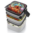 thumbnail image 4 of Los Increíbles Fiambrera de Doble Capa, Contenedor de Almuerzo Portátil Apilable, Almacenamiento de Alimentos Hermético a Prueba de Fugas, 1000ml, 4 of 6