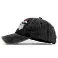 thumbnail image 6 of GBSYEWXS Baseball Cap For Men Cartoon Print Washed Distressed All-Season Christmas Black Polyester Hat, 6 of 8