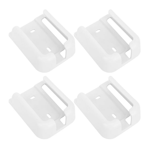 Organizador De Control Remoto De Montaje En Pared, Soporte De Pared De Control Remoto De Aire Acondicionado ABS 4 Piezas Fácil Instalación Ahorro De Espacio Buena Compatibilidad