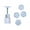 Style:50g blossom, variant on Fashion 3D Mooncake Mold Mooncake Baking Tools Plastic Mung Bean Cake Molds Suitable for Traditional Celebrations