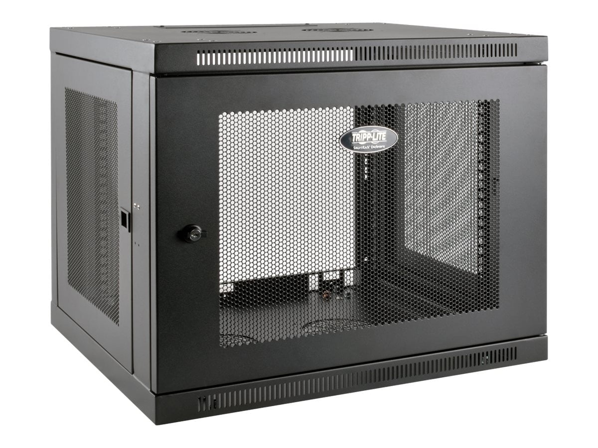 Tripp Lite 9U Wall Mount Rack Enclosure Server Low Profile Deep