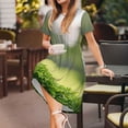 thumbnail image 3 of Balery golf ball perched on a tee Vestidos sueltos de manga corta para mujer, vestidos de verano 2025, vestidos casuales de corte A con vuelo., 3 of 6