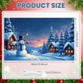 thumbnail image 2 of Winter Wonderland Snowman Banner Holiday Decoration Christmas Theme for Holiday Party Indoor Decoration Outdoor Celebration, 2 of 9