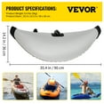 VEVOR Kayak Outrigger Stabilizer, 2 pcs, PVC Inflatable Outrigger Float