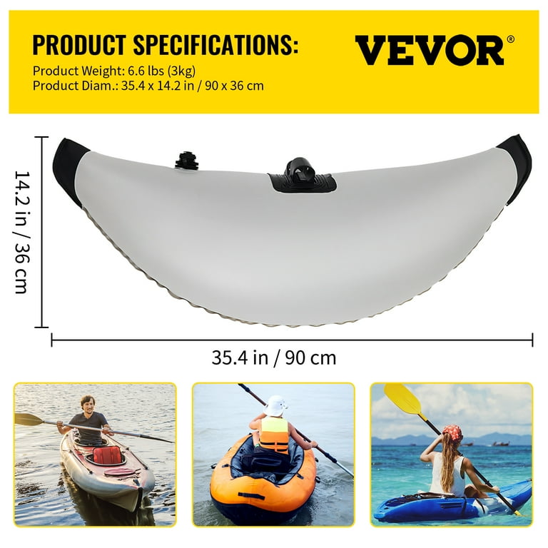 VEVOR Kayak Outrigger Stabilizer, 2 Pcs, PVC Inflatable Outrigger Floa