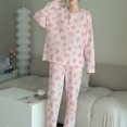 thumbnail image 6 of Womens Pajama Sets Comfortable Sleep Cozy 2 Piece Outfits With Fall Winter Sleepwear Loungewear Nightwear Nightclothes Homewear, 6 of 6